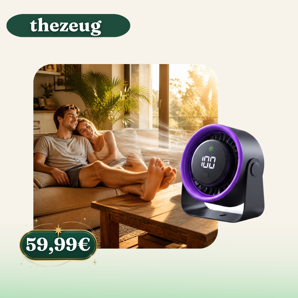 Kabelloser Tisch-Ventilator thezeug