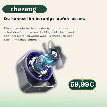 Kabelloser Tisch-Ventilator thezeug