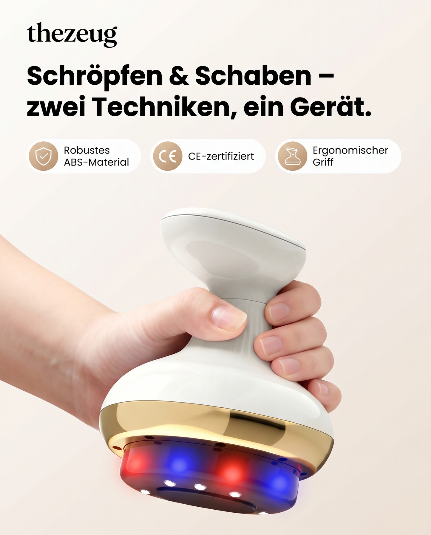 MeridianFlow – Massagebürste für Bauch, Rücken &amp; Ganzkörper